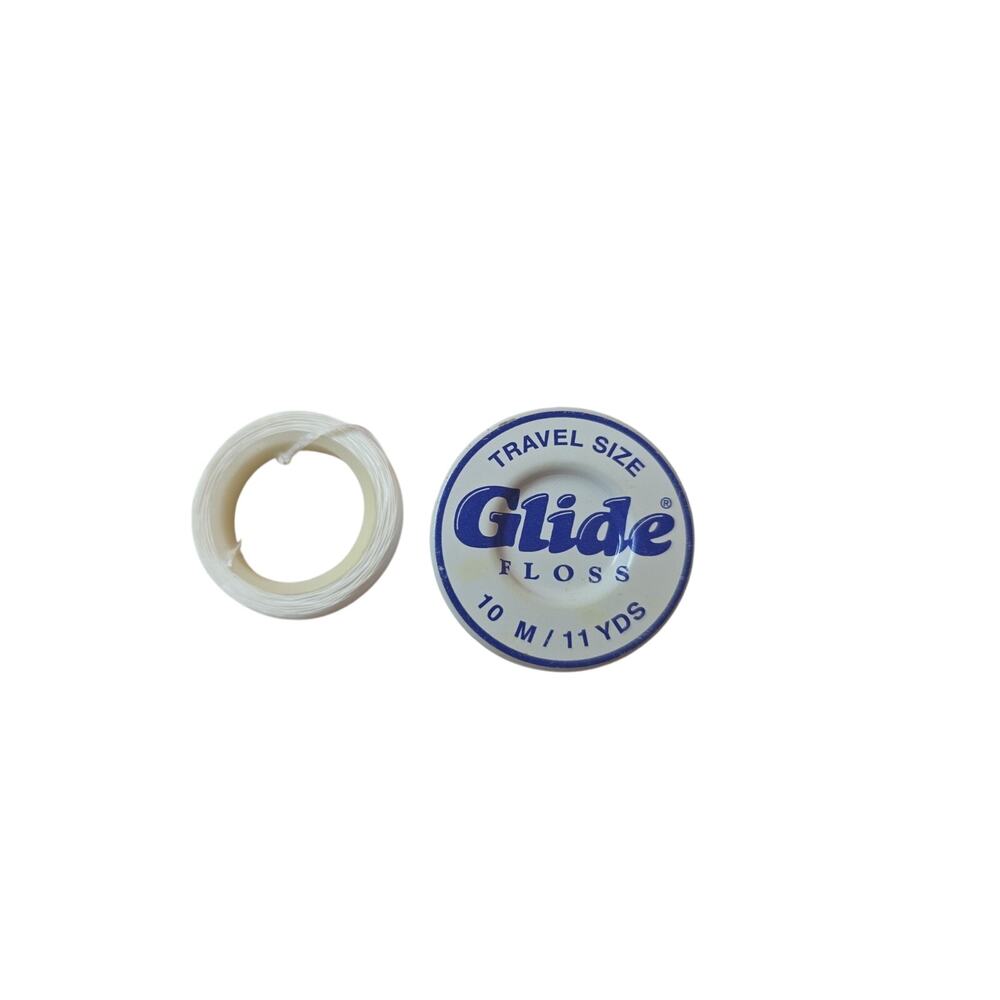 Travel Size Glide Dental Floss Advertising Tin GORE